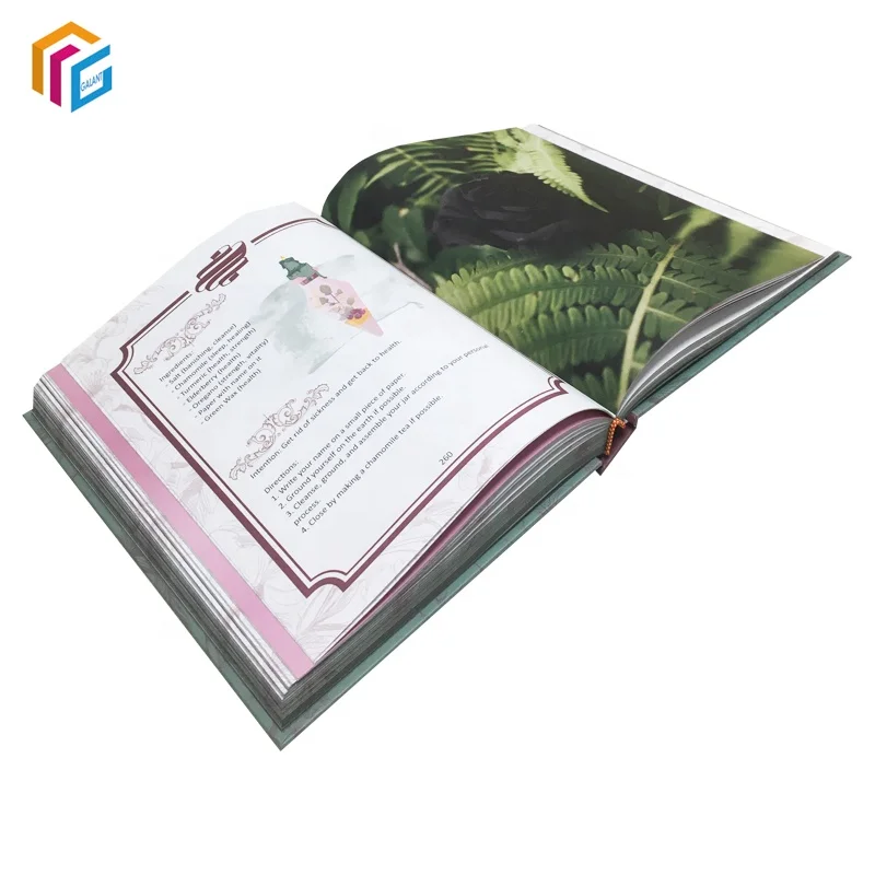 Custom Designed Print Case Bound Books Journal Full Color Cheap Custom Hardcover Book Printing