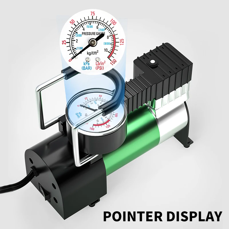 OEM&ODM Single Cylinder Rotor High Pressure 150psi Portable Air Pump Car Air Compressor For Car Tires Mountain bike Basketball