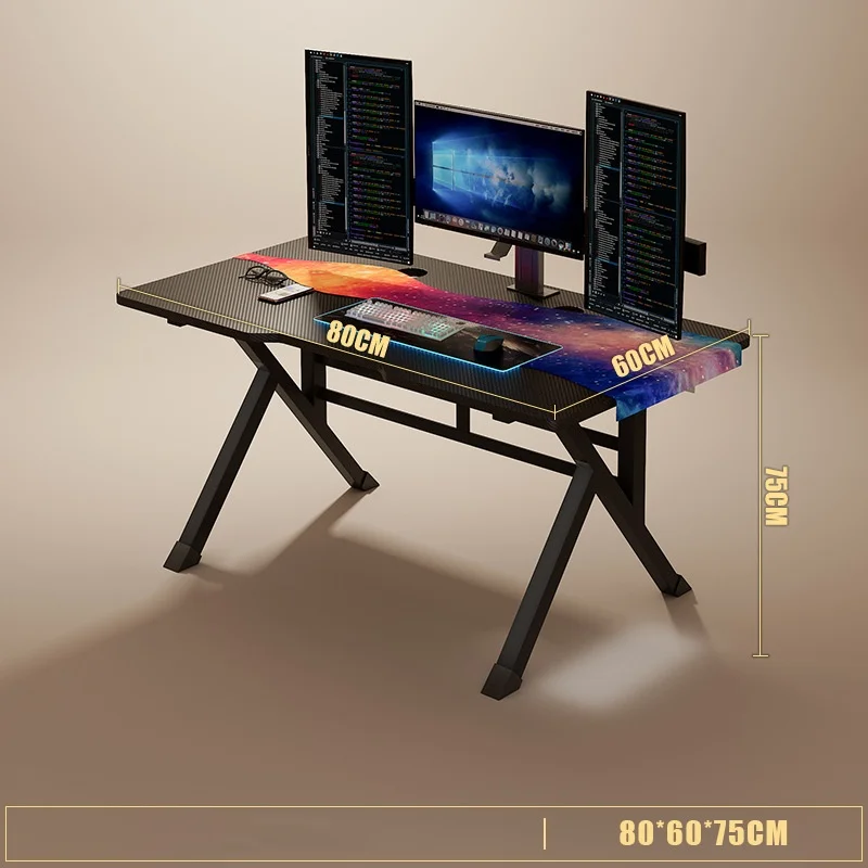 wholesale modern simple office furniture boss work table study writing desk computer gaming table with host