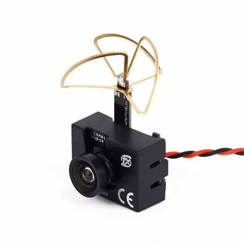 5.8G 25mW 40 Channel NTSC FX797T Mini AV Transmitter With 600 TVL Camera Soft Antenna