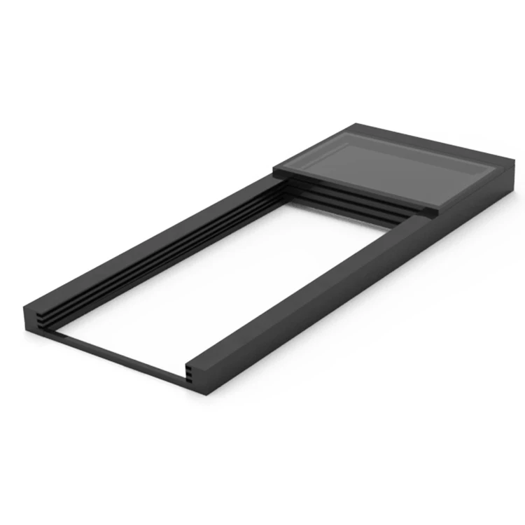 The special price Wind and rain induction Sliding folding skylight folding motorized roof skylight