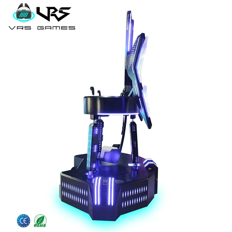 Hot VRSGAMES VR Entertainment Experience Air Combat Shooting Flight Simulator Virtual Reality 9D VR Standing Flight