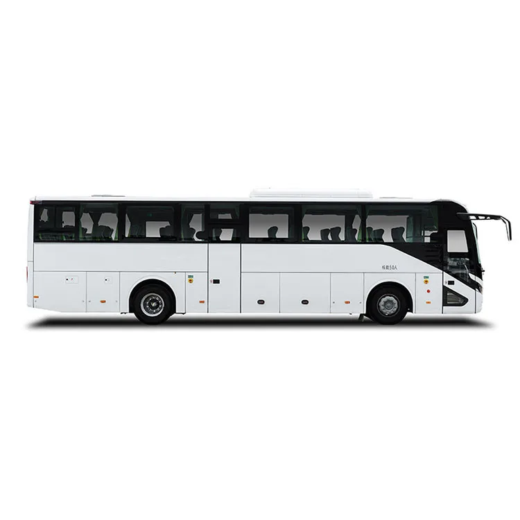 Good price luxury bus 56 seater 60 seater diesel left hand drive coach buses with toilet