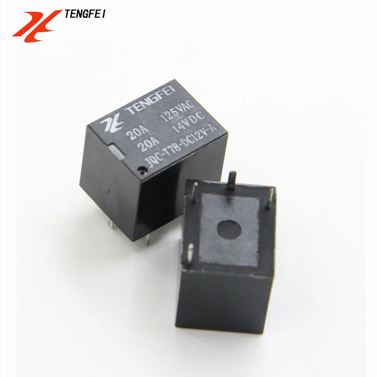 TENGFEI JQC-T78-DC12V-A SPST 20A 14VDC Mini Power Relay For Auto