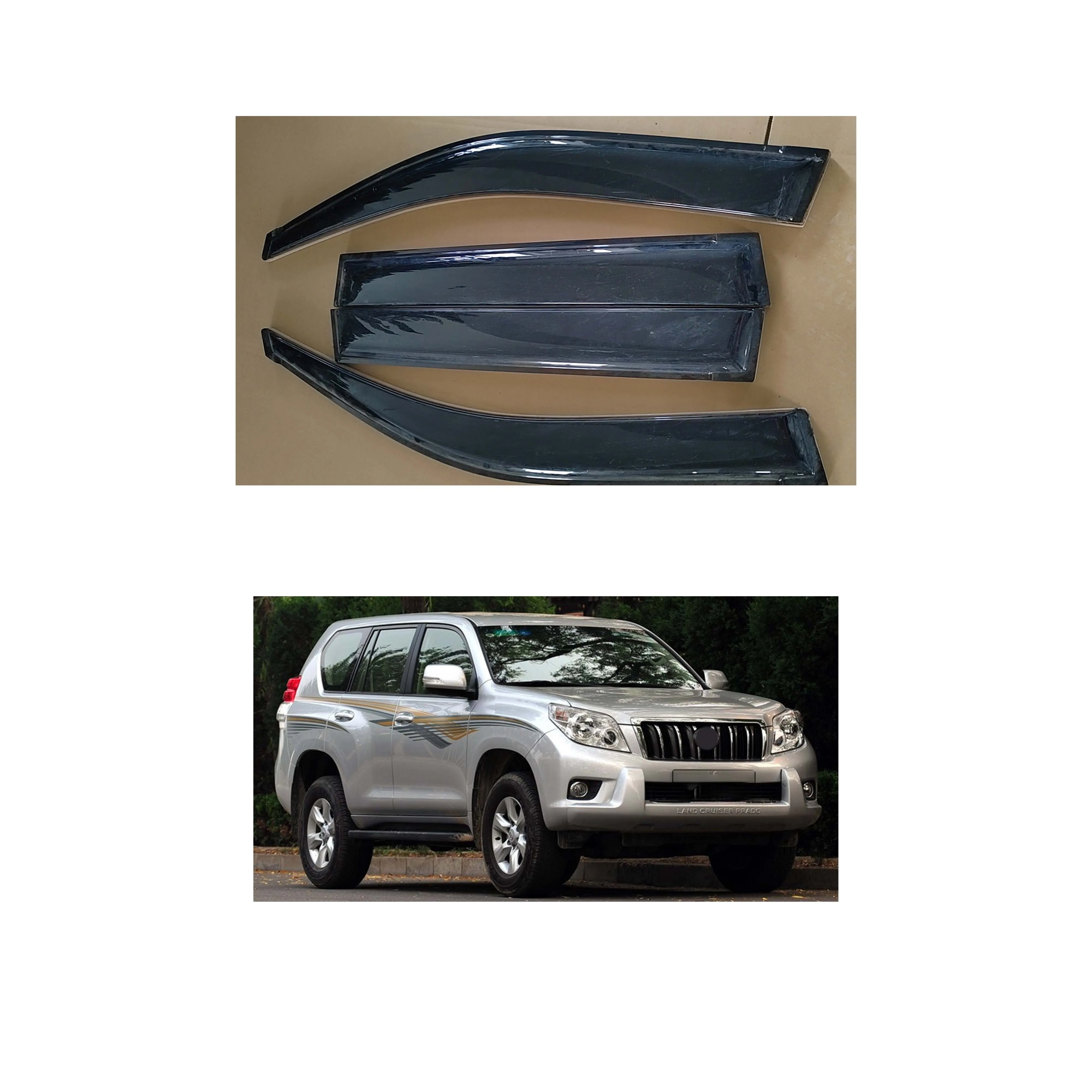 4 шт. солнцезащитный козырек для Toyota PRADO FJ1150 2010-2019