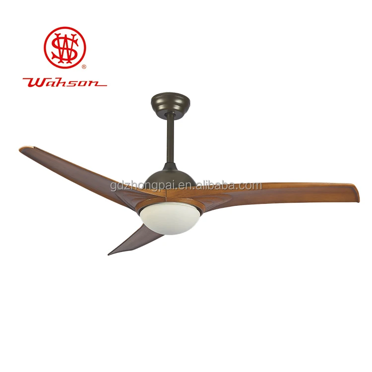 high quality  52 inch ceiling fan remote control 3 blades wooden blade energy saving ceiling fan