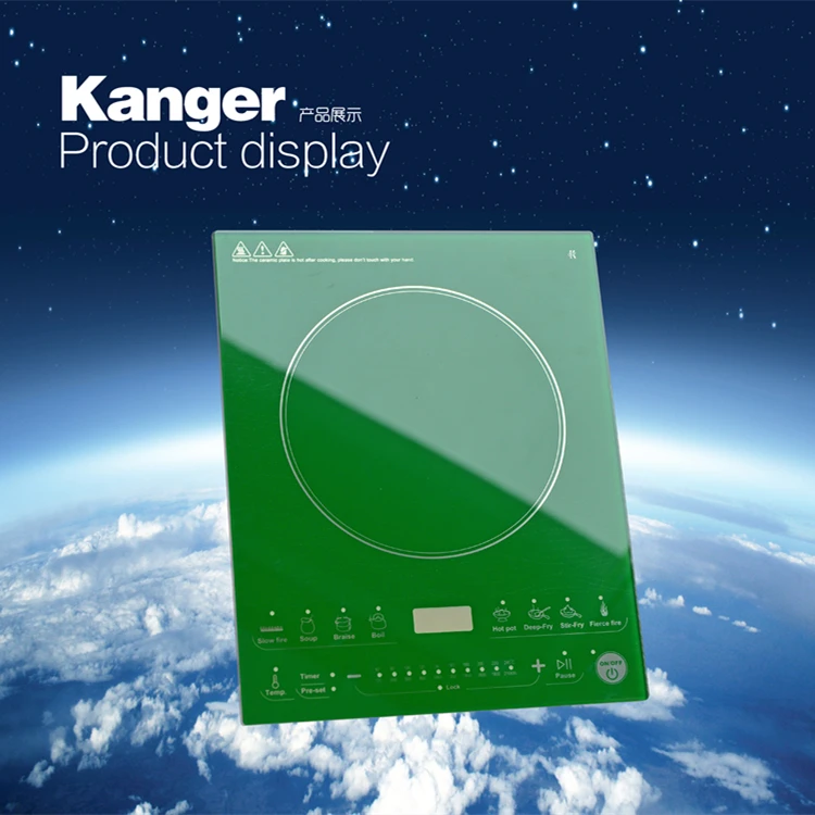 
Transparent Glass-ceramic for induction cooker 