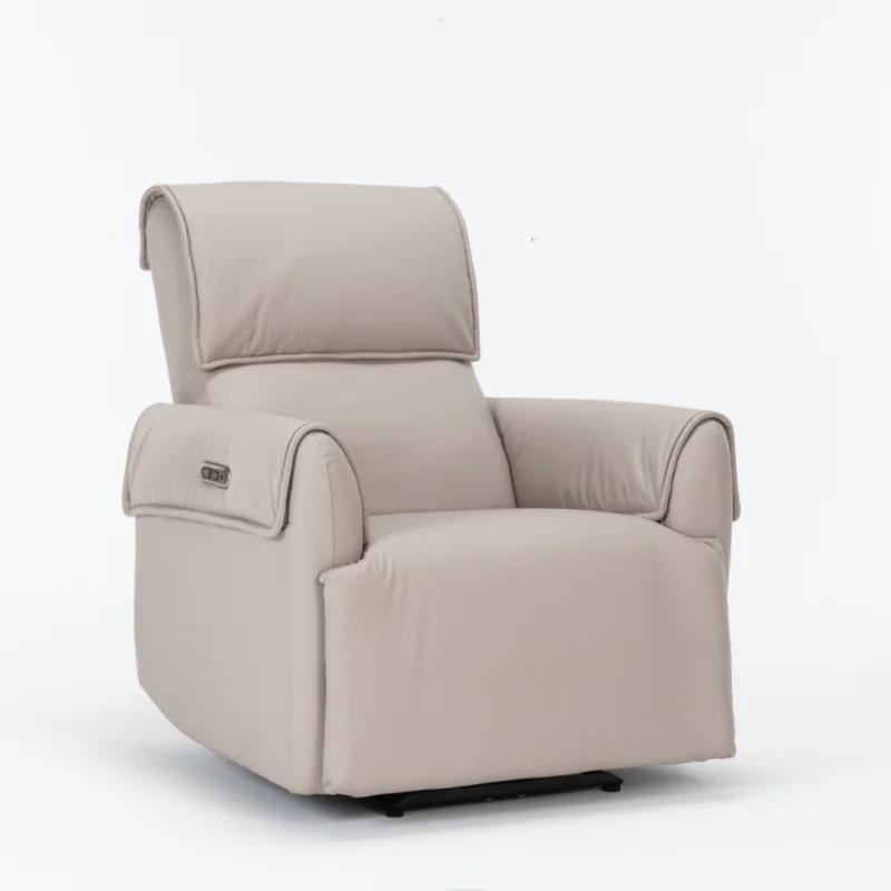 Italian Leather Lazy Boy Cinema Sofa Japan Reclining Recliner Bed Chair