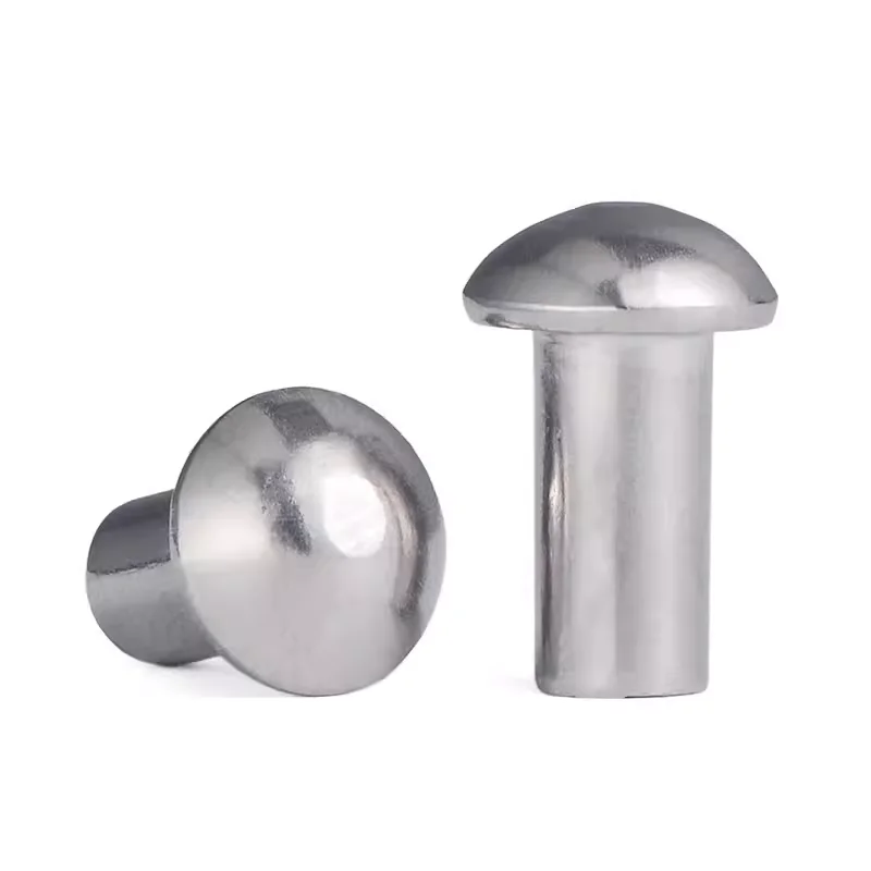 Remaches Rivet M4 Manufacturer Stainless Steel Solid Rivets Dome Mushroom Head Aluminum Punch Rivet GB1011 GB871 DIN674