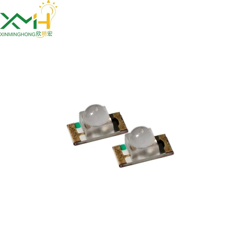 Smd 1206 led with dome lens small angle 3216 red lamp diode smd