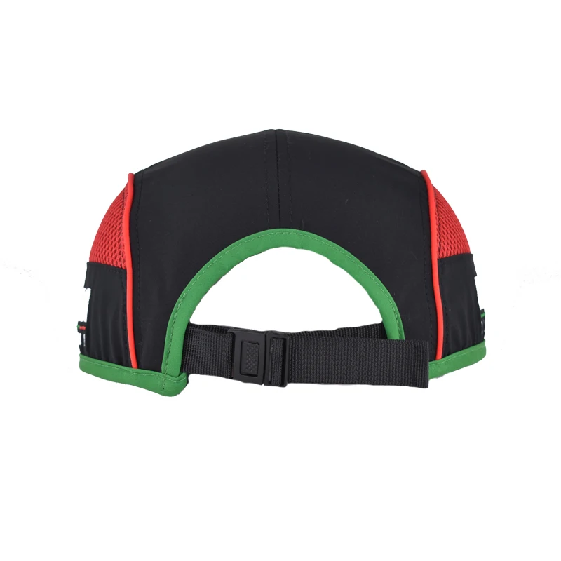 OEM Applique Sports Hats High Quality Embroidery Patch Custom Logo Stitch Sandwich Mesh Running Caps