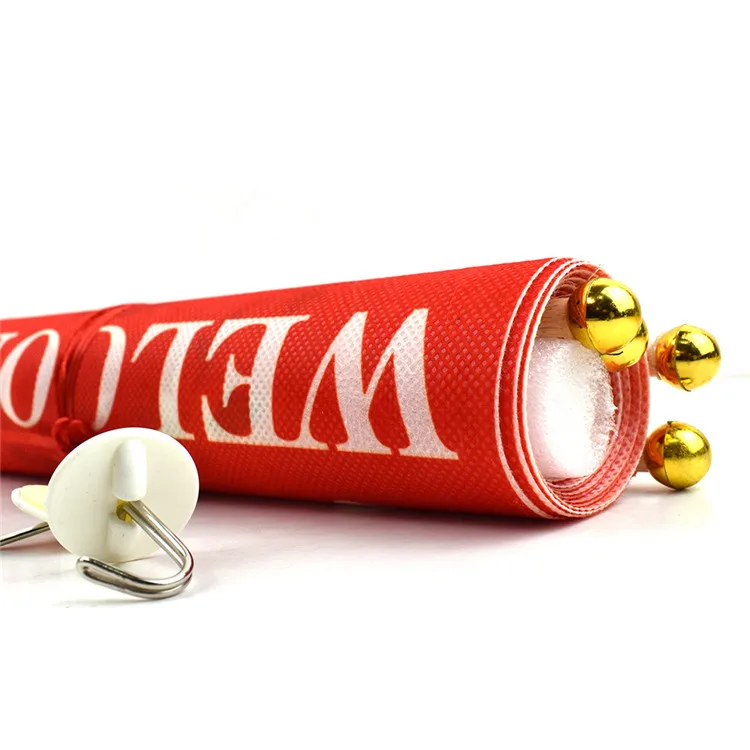 Merry Christmas Couplet,Cute Santa Snowman Wall Door Hanging Banner Ornament Porch Logo Couplet Home Party Decoration