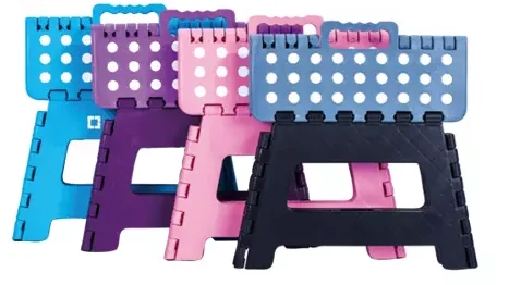 Amazon hot selling  Plastic Kids Portable Foot PP 150 kg folding step stool with anti slip