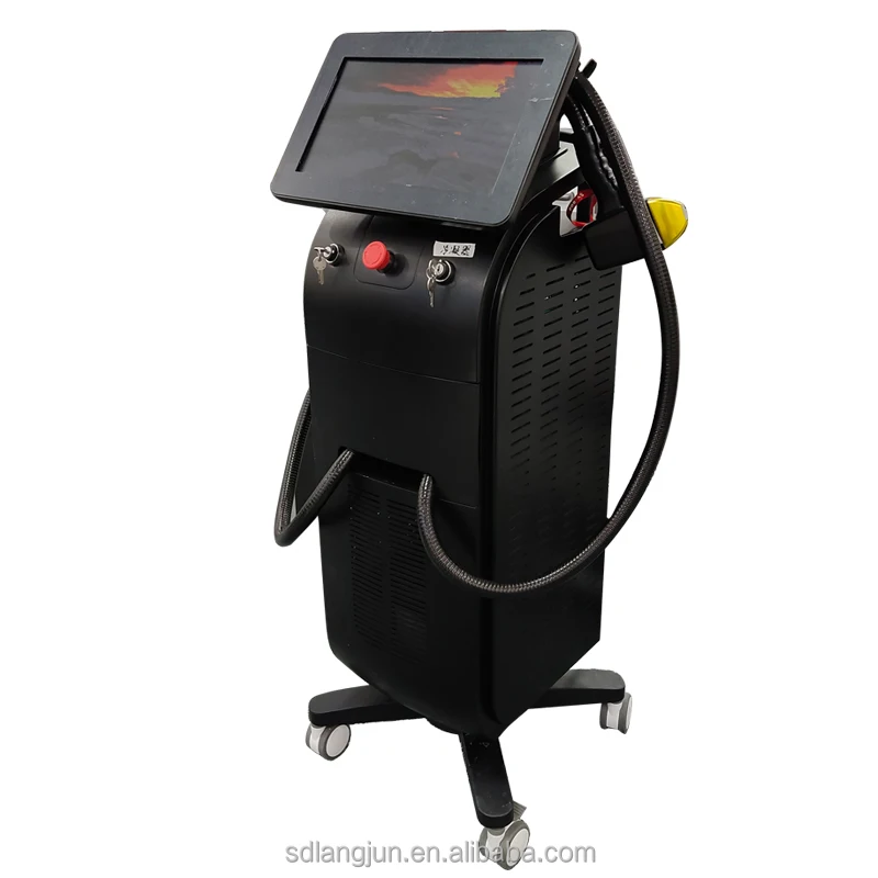 Portable diode laser hair removal New Laser Hair Removal Machine Diode Laser 755 808 1064  for Skin Treatment