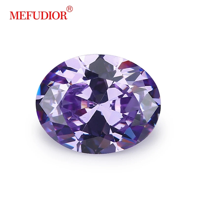 Wholesale price 5a blue topaz oval zircon stone cubic zirconia gemstones cz