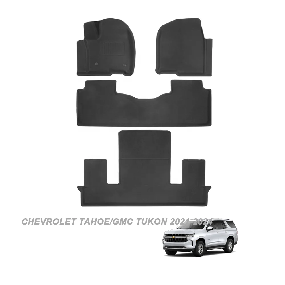Fits Chevrolet Tahoe/GMC Tukon 2021-2024  All Weather XPE Floor Mats Carpet & Rear Trunk Cargo Liner