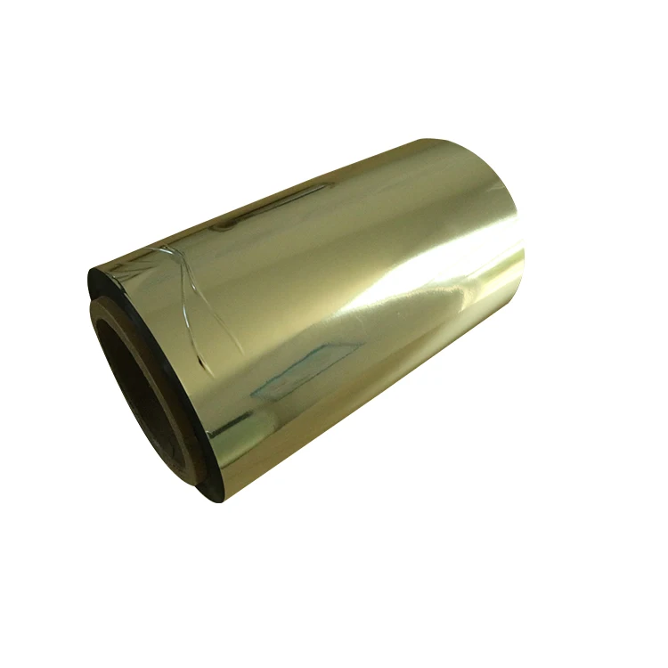 20 micron Bopp Gold Metallized Film For Printing And Food Packaging
