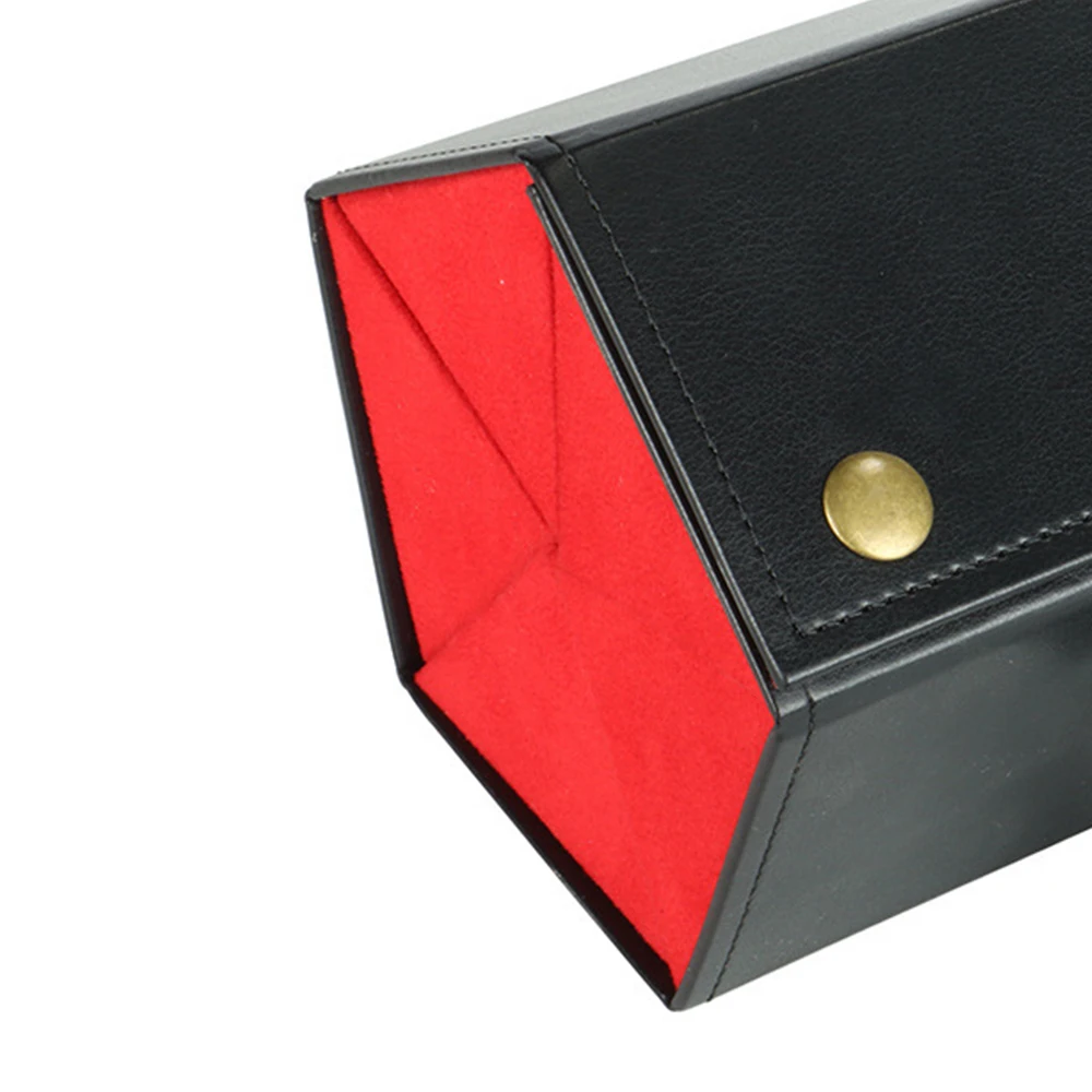 Popular high-end leather Texture carry Multilayer glasses case