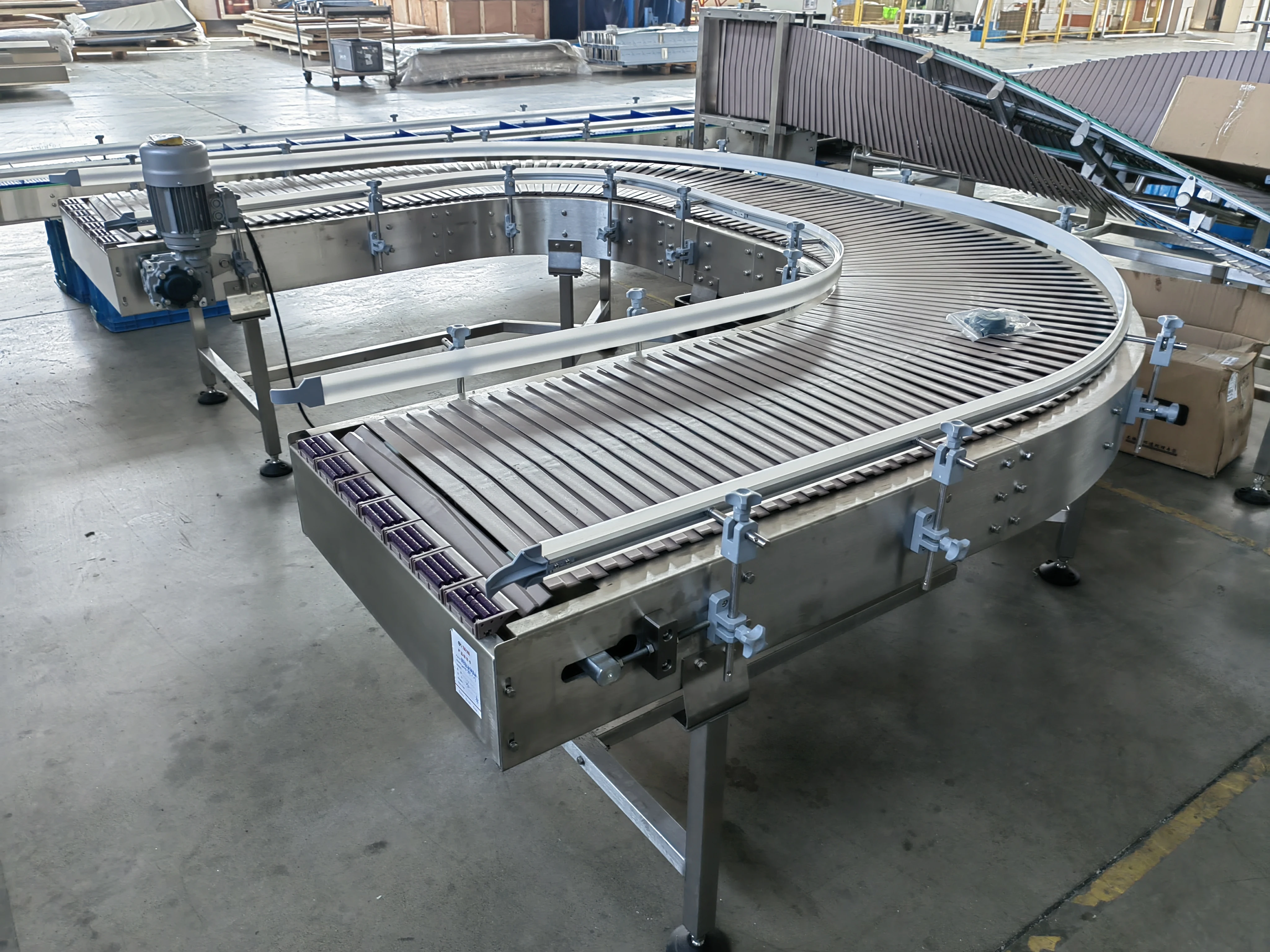 YA-VA Fast Delivery China Manufacturer Carton Box Twister Conveyor Tin Can Case Twister Conveyor