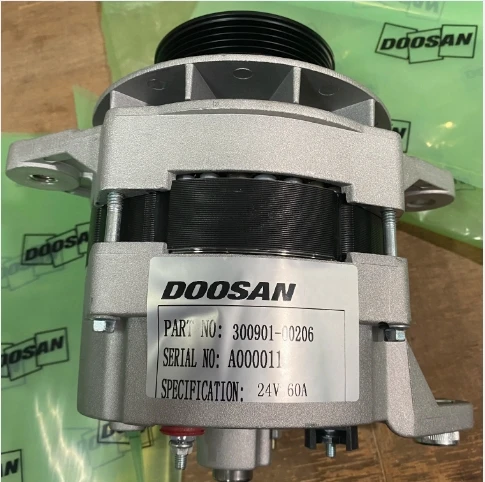 Генератор переменного тока DB58T 300901-00206 Doosan деталь двигателя DH220-5 DX225 DX300 Develon Bo Bcat