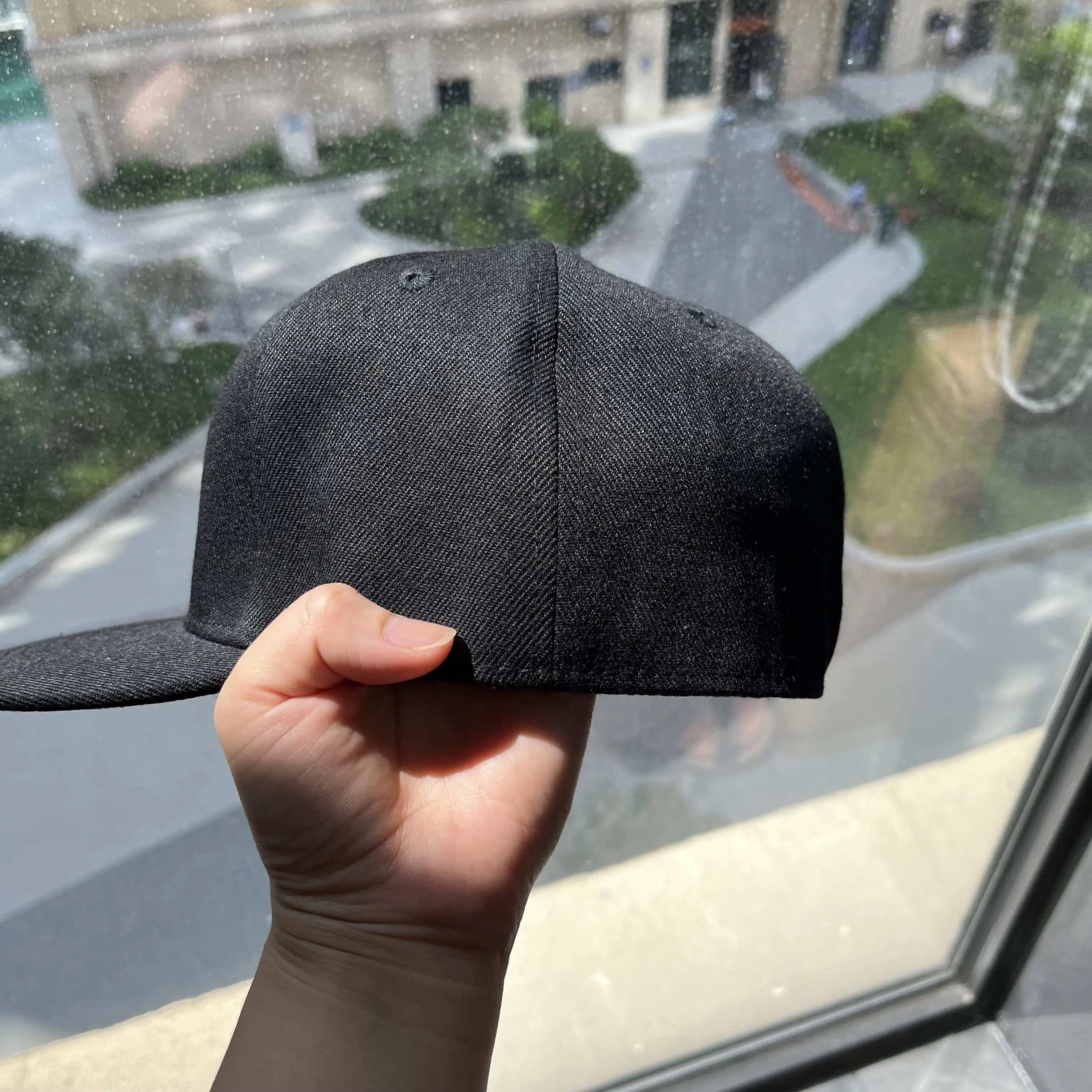 HS20 Wholesale Snap Back Caps LOGO Design Flat Bill Full Closed Back Hats Baseball Cap Custom Blank Fitted Snapback Hat