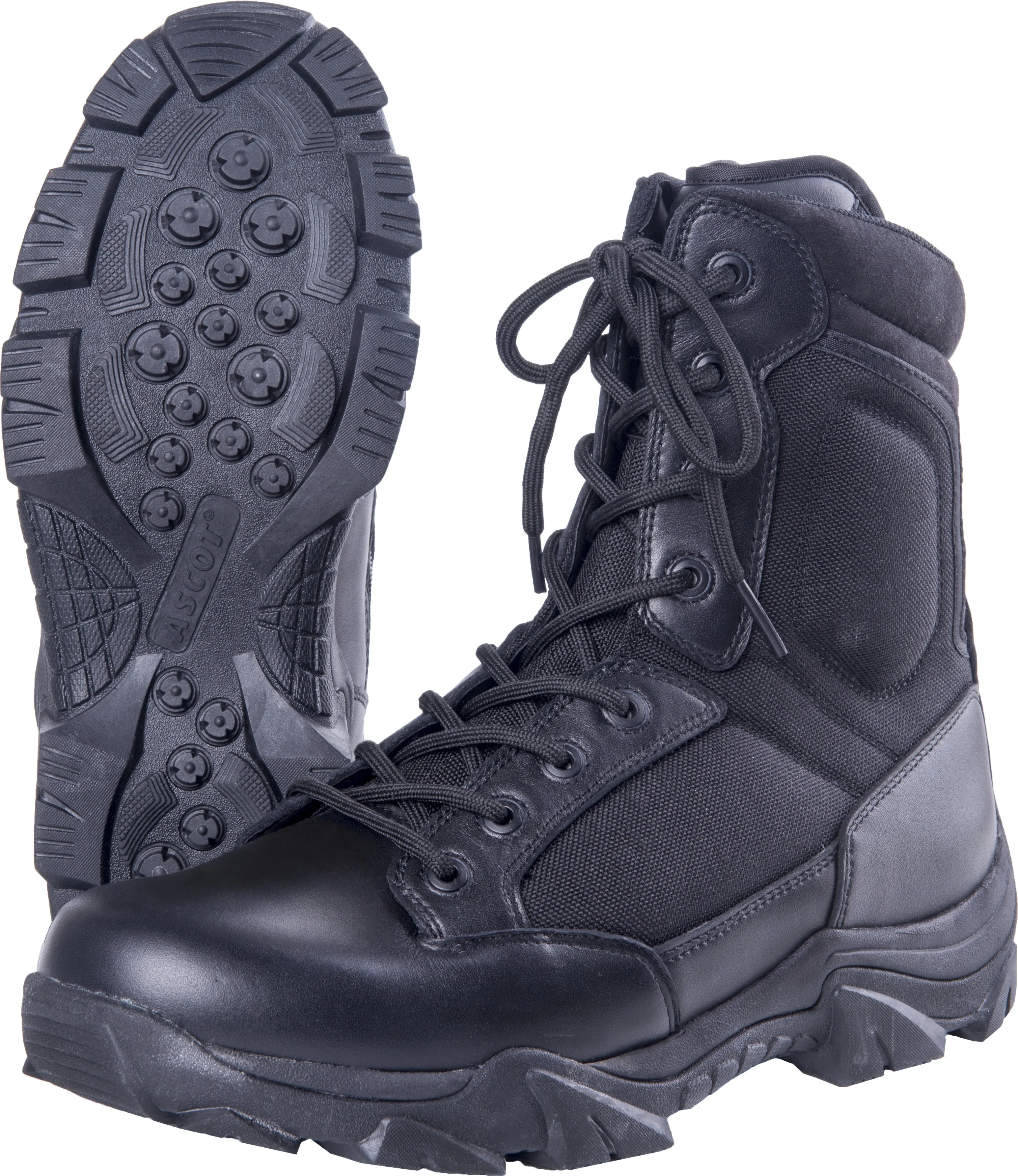 High quality breathable black officer boots outdoor activities fashion style