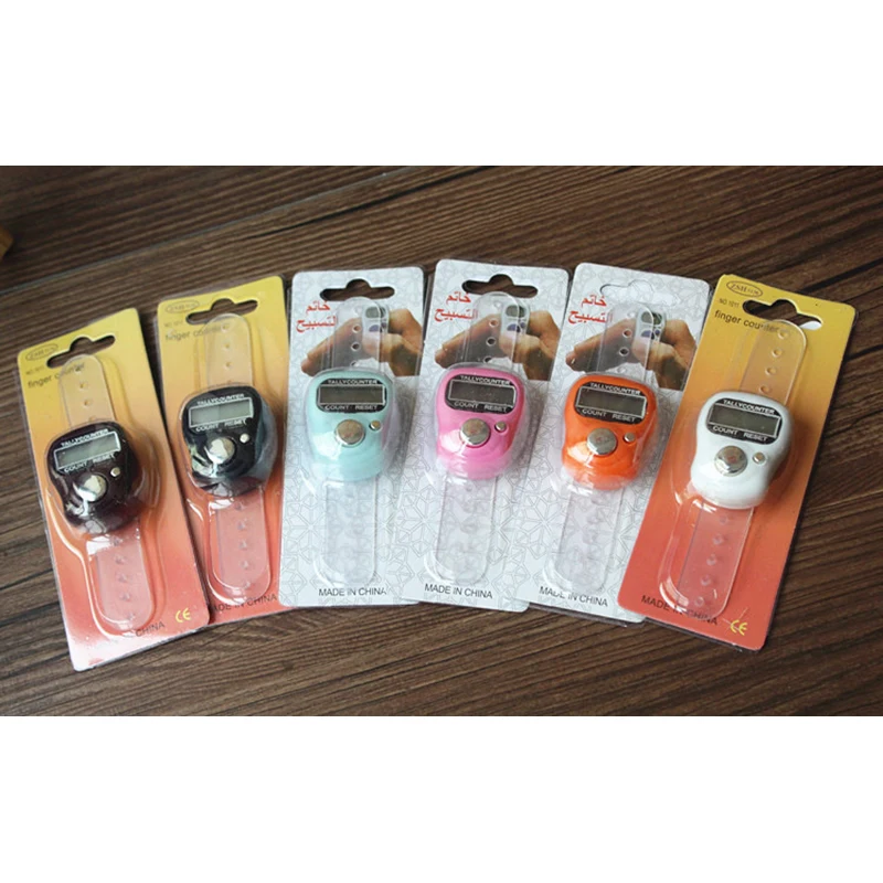 Wholesale Mini Digit Lcd Electronic Digital Golf stroke Finger Hand Held Tally Row Counter