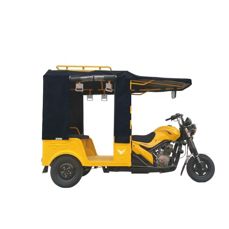 High performance gasoline tricycle passenger tuk tuk moto taxi 3 wheel motorcycle