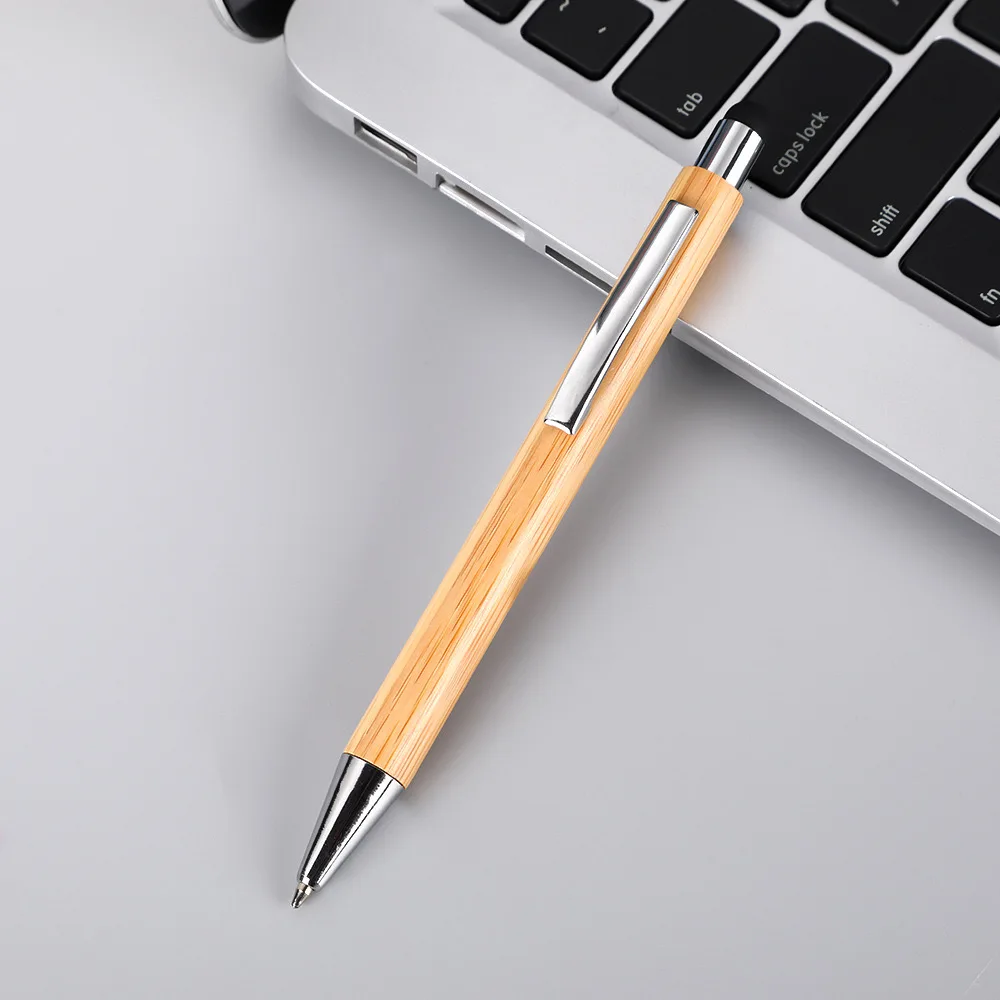 GemFully  wholesale bulk cheaper free pen sample custom  bamboo ballpoint ball pen with logo