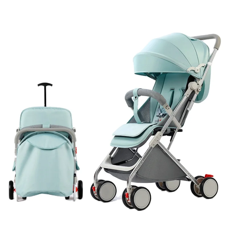 High quality baby strollers foldable luggage suitcase baby girl stroller grey red oxford lightweight stroller