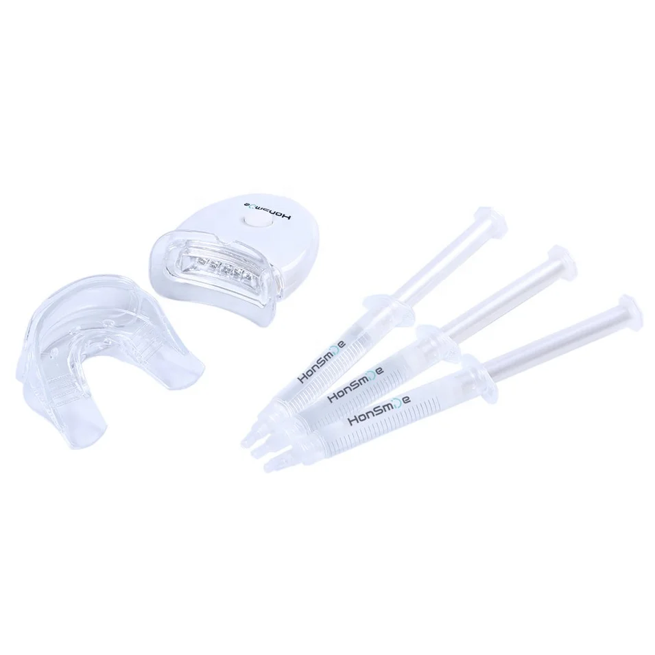 
Factory private label home teeth whitening LED kit 