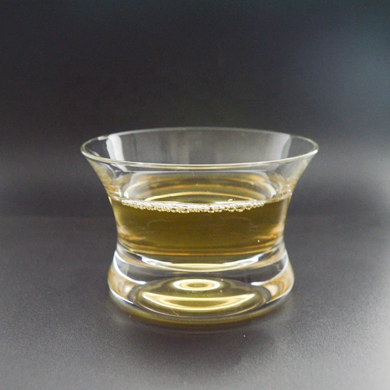 Japanese Edo Kiriko Whiskey Spin Glass Neat Bowl Collection Crystal Whisky Cup