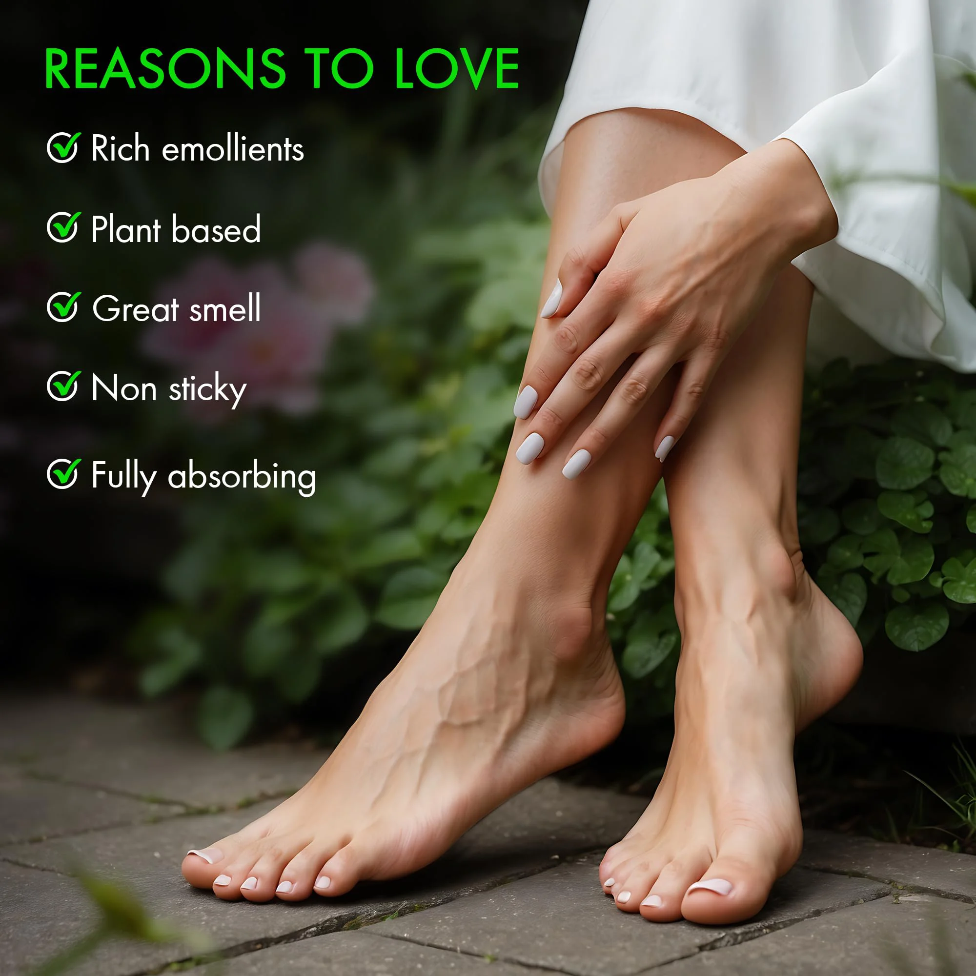 Private Label Natural Tea Tree Oil Foot Cream Soften and Tone Dry Skin and Calluses Foot Cream For Foot Care
