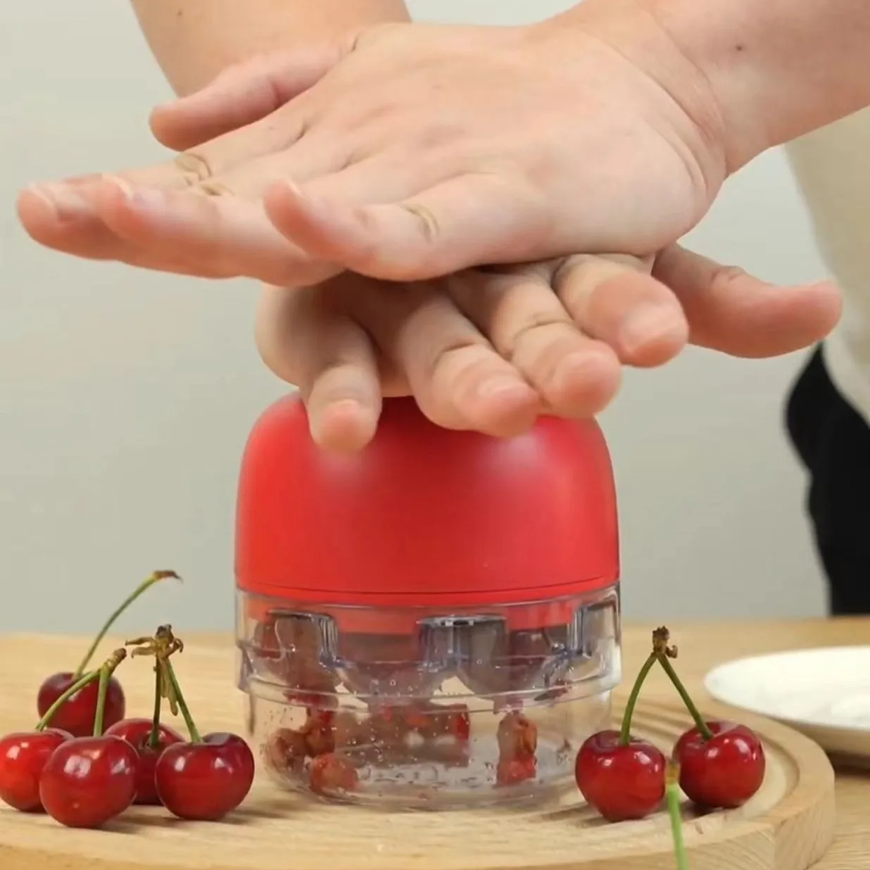 Rayshine Multi-Function Stoner Seed Removertool Cherry Pitters Corer Tool With 8 Individual Holes For Making Cherry Jam