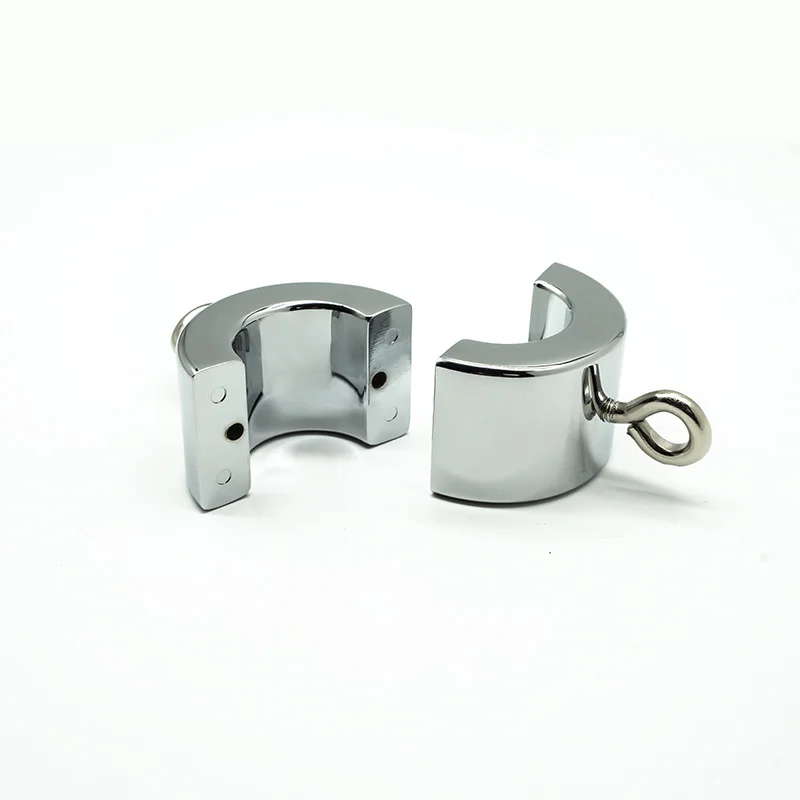 Beginner Metal Magnetic Ball Stretcher Scrotum Pendant Weight Cock Ring Testis Restraint Penis Lock Ring