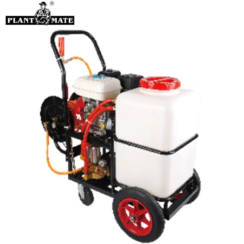 Agricultural Sprayer 60l Gasoline Engine Power Sprayer With Spray Gun High Pressure Hose And Hose Reel