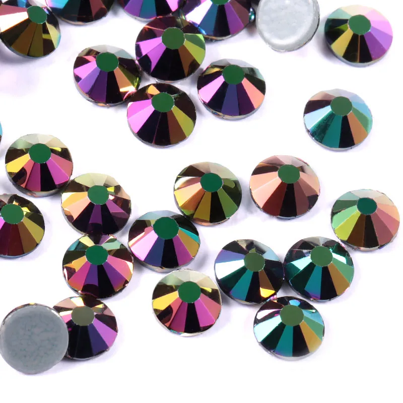 SS6-SS30 Jet Hematite Cloth Decoration Rhinestone Crystal Strass Gems Hotfix Iron On Rhinestones