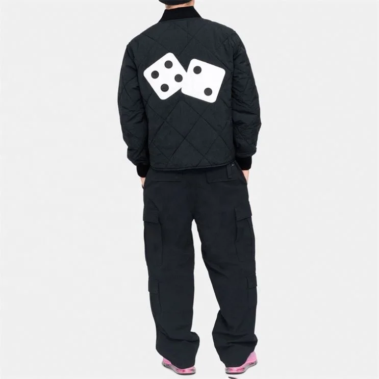 Oem Custom Logo Winter Down Jacket Manufacturer Oversized Puffer Coat Men Blank Puffer Bomber Jacket