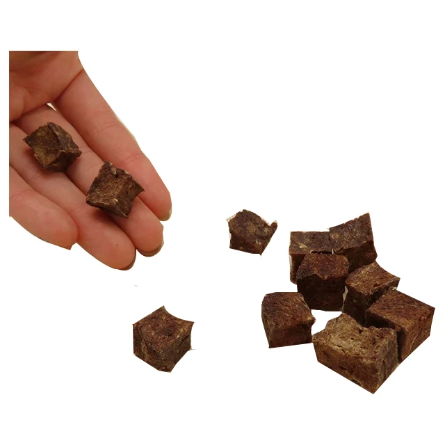 Hot sale baking dog food treats meat venison cube from Japan