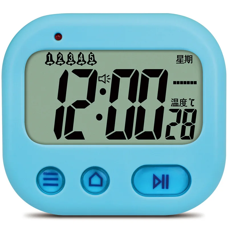 Fashion can be set multiple alarm alarm clock multi-function learning reminder timer kitchen baking cooking countdown LCD timer