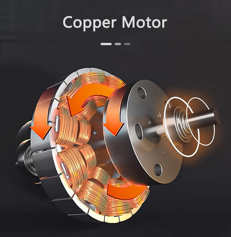 16 inch 360 Degree Indoor Garage Silent Wall Mount Air Cooling Roof Fan Home Office Electric Oscillating Orbit Ceiling Fan