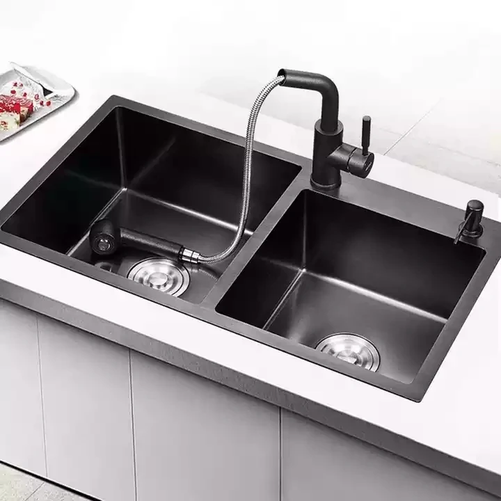 Single Basin Dishwashing NANO Sink 304 Stainless Steel Handmade Kitchen Sink Undermount Sink