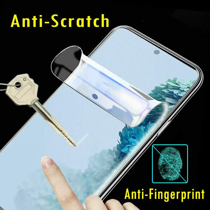  Гидрогелевая пленка для защиты экрана Samsung Galaxy S20 Ultra PLUS Note 20 S10 Plus iPhone