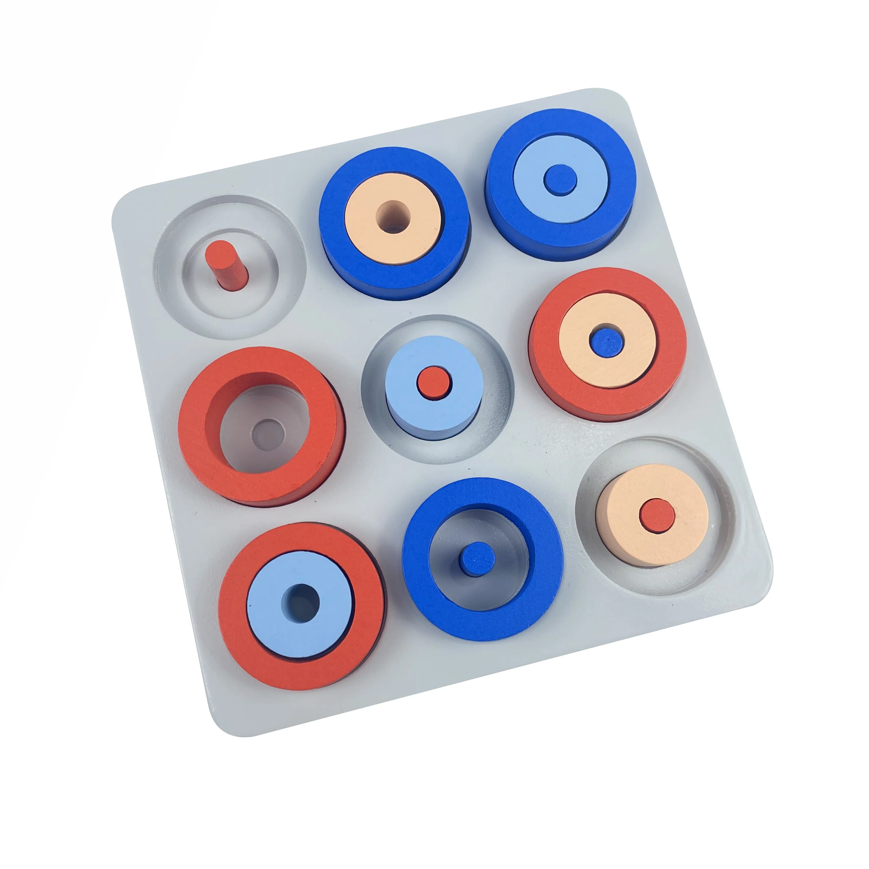 wood board game xo wood kids game