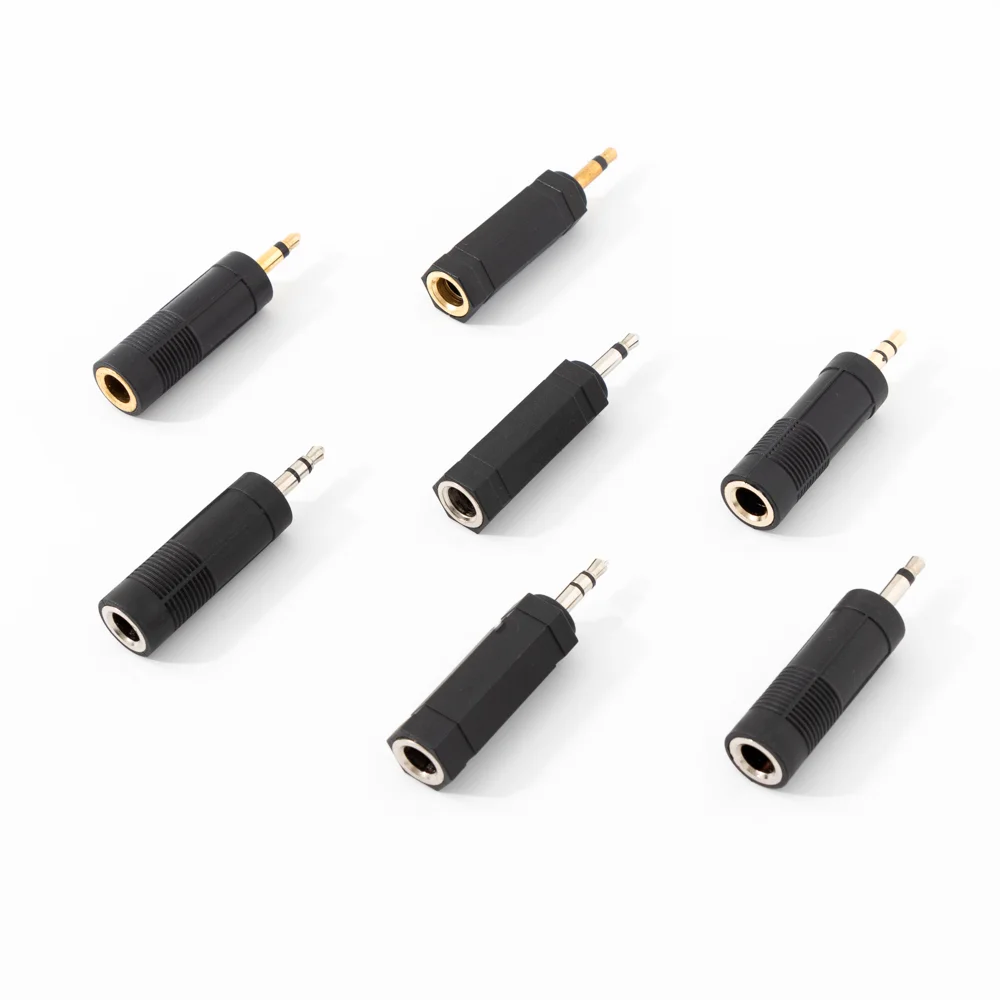 3.5mm Stereo Plug to 6.35mm (1/4 Inch) Stereo Jack Adaptor