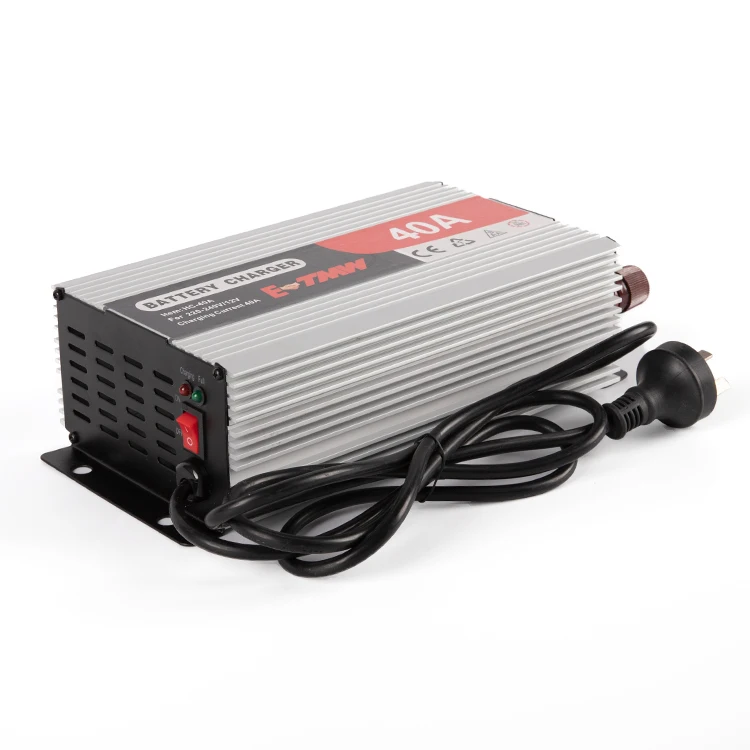 12V Battery Charger 40 Amp for Car Boat Caravan