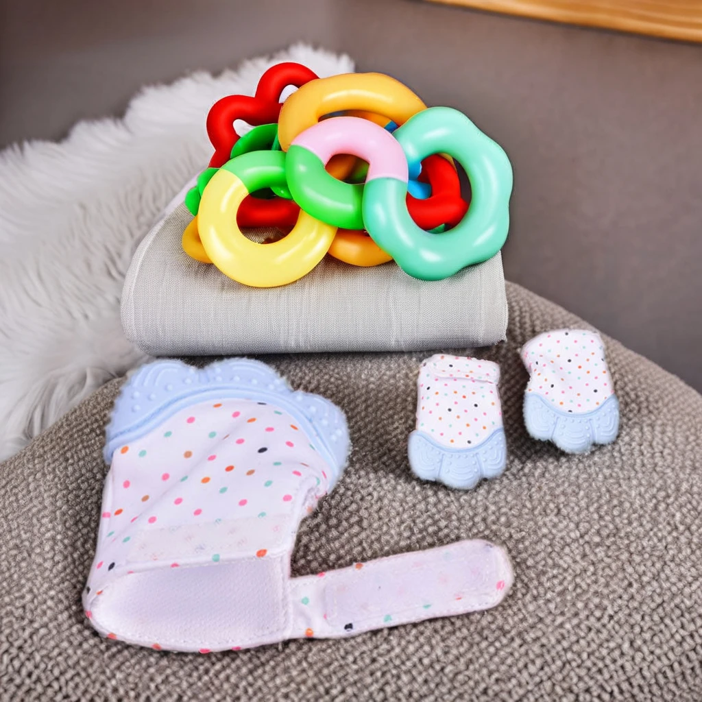 Silicone Teeth Stick Soft Kids Anti-Eating Bite Toys Teething Mitten Glove for Babies Wholesale Baby Teether
