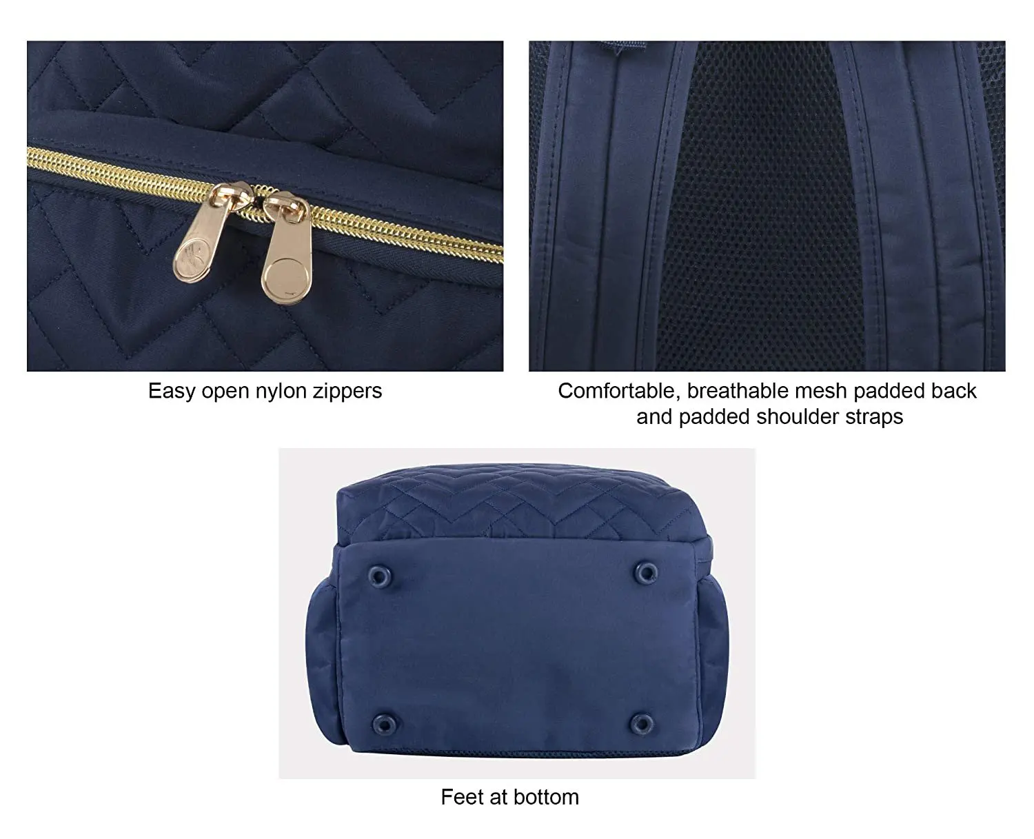 FREE SAMPLE  Pure color Diaper Bag Backpack with Cell Phone and Tablet Pockets and Stroller Clips