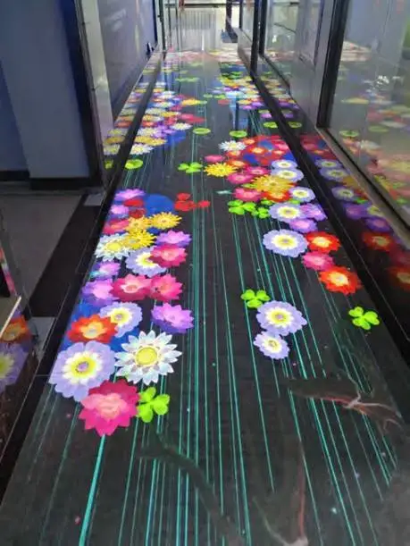 New Interactive Floor Projection Magic Slide Games 3D Indoor Playground AR Holographic Immersive Restaurant For Kids