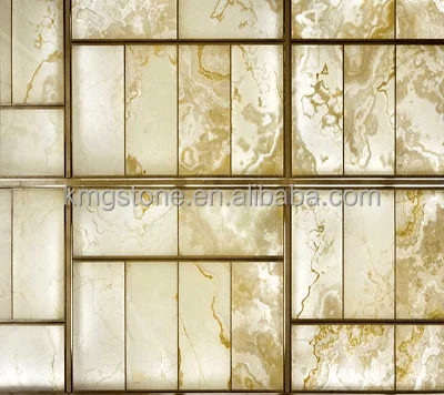 Onyx Natural White Marble Slab Big Tile for Kitchen Floor and Villa Graphic Design Solution
